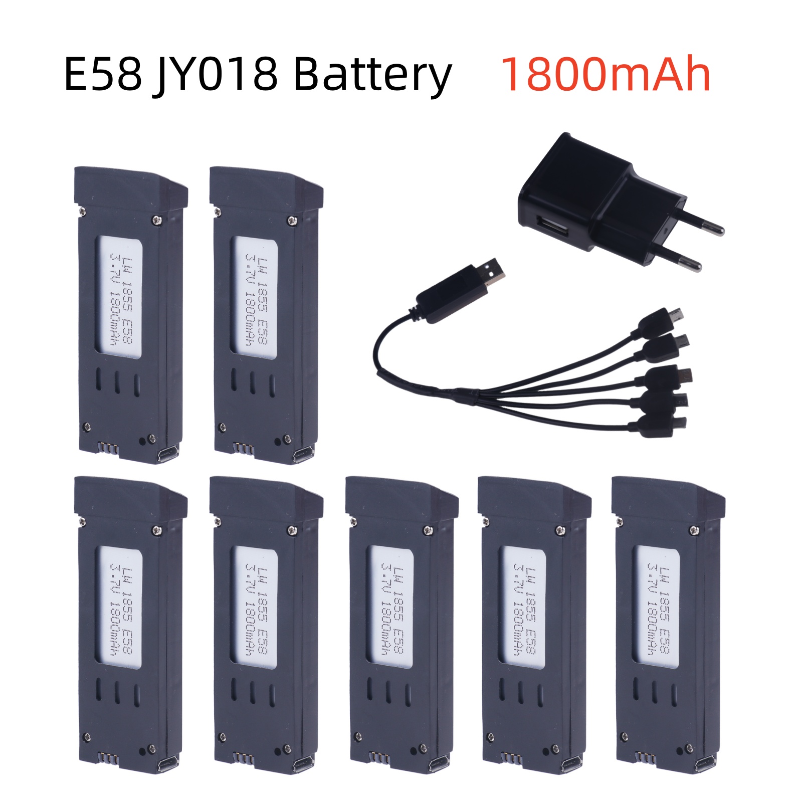 Eachine Drone E58 - 3.7V 1800Mah Rc Drone Lithium Batterij