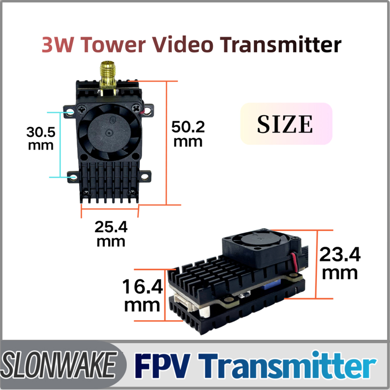 Fpv Drone Frame - SLONWAKE 5.8G 3000mW Simulatie VTX FPV