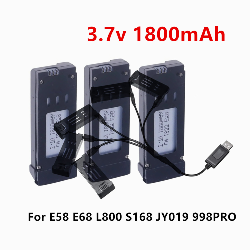 Eachine Drone E58 - 3.7V 1800mAh Drone Lithium Batterij voor