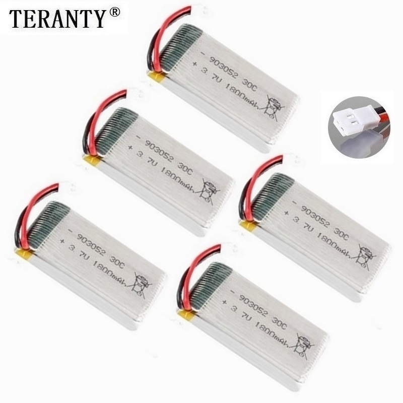 Eachine Drone E58 - Upgrade 3.7v 1800mAh Lipo Batterij voor