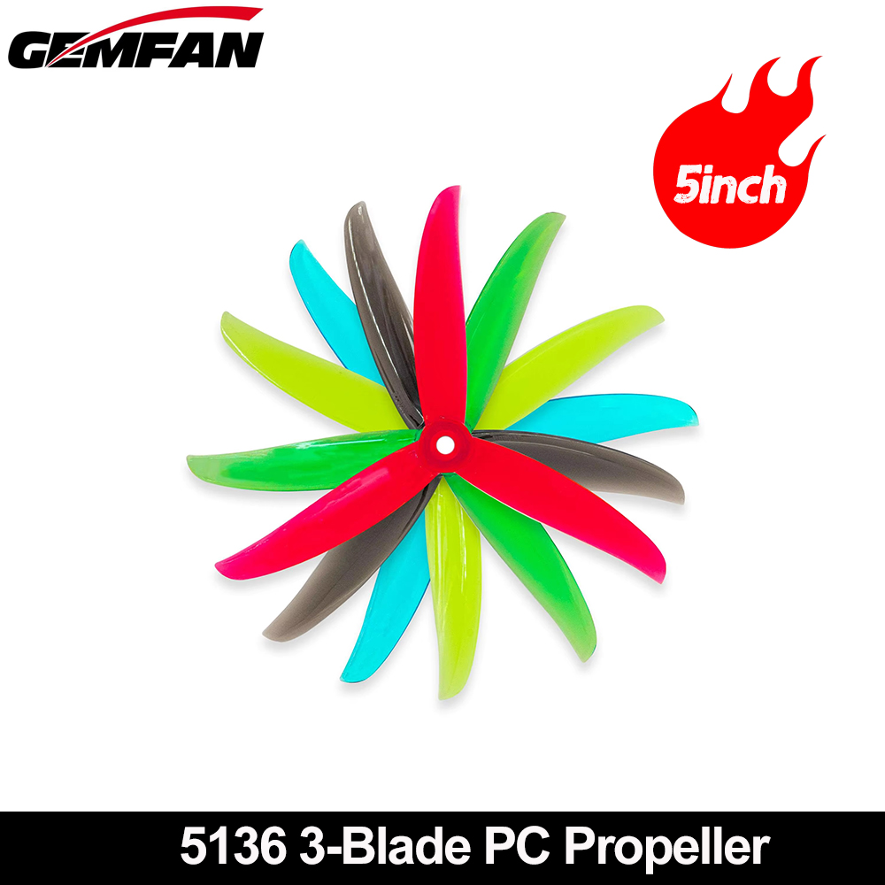 Gemfan VANOVER 5136 3 Blade PC - Fpv Drone Propeller recensie en prijs