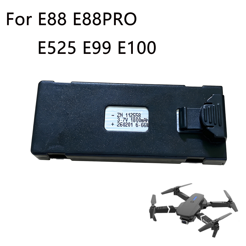 E88 Drone Batterij 3.7V 1800mA - Eachine Drone E58 recensie en prijs