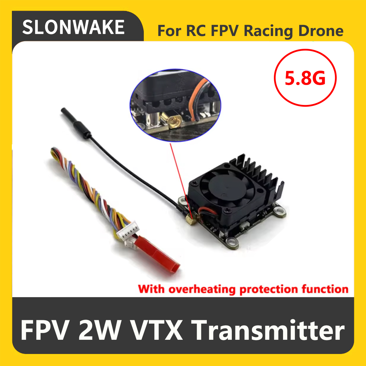 SLONWAKE 5.8G 2000mW FPV VTX Z - Fpv Drone Frame recensie en prijs