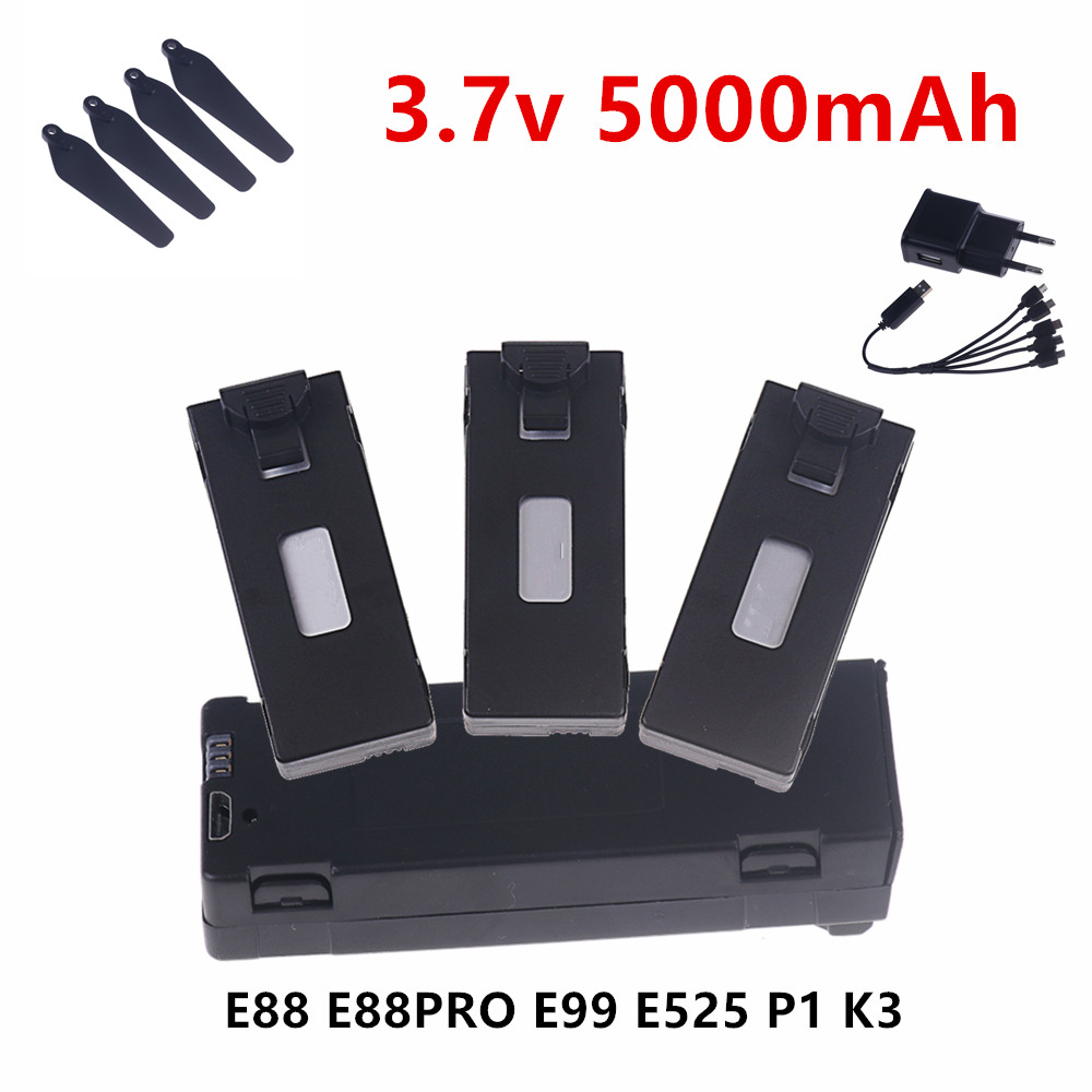 3.7V Batterij voor E88 E88PRO  - Eachine Drone E58 recensie en prijs