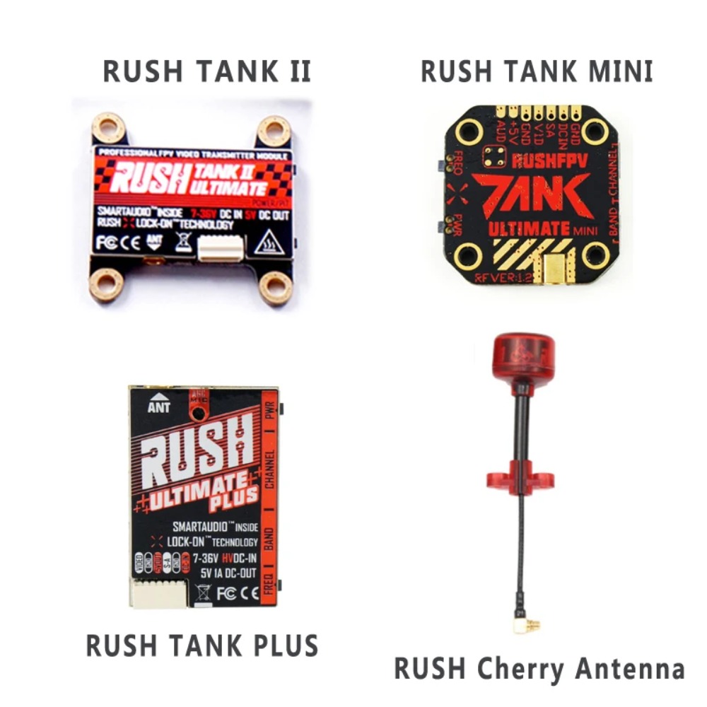 RUSH TANK Ultimate II/Mini/PLU - Fpv Drone Frame recensie en prijs