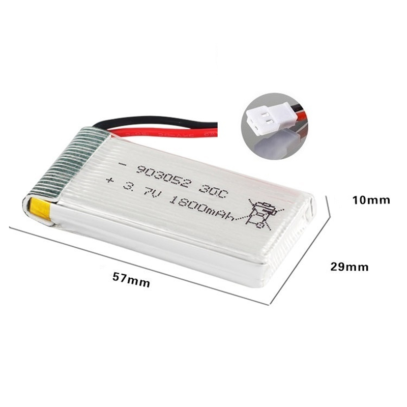Upgrade 3.7v 1800mAh Lipo Batt - Eachine Drone E58 recensie en prijs